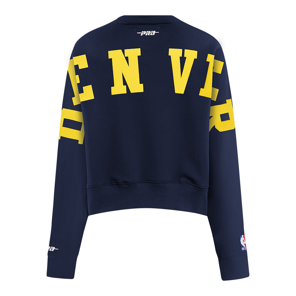 SUDADERA DE CUELLO REDONDO NBA DENVER NUGGETS WINGSPAN PARA MUJER