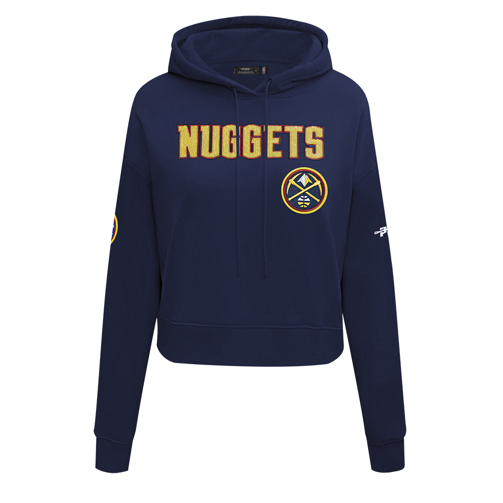 SUDADERA CON GORRO NBA DENVER NUGGETS GAME DAY CLASSICS PARA MUJER