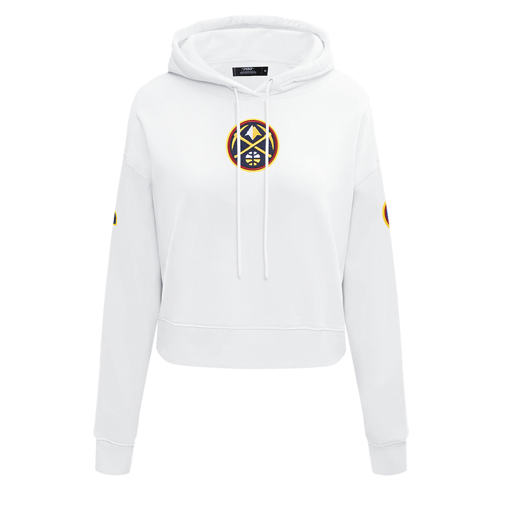 SUDADERA CON GORRO NBA DENVER NUGGETS CLASSIC ESSENTIALS PARA MUJER