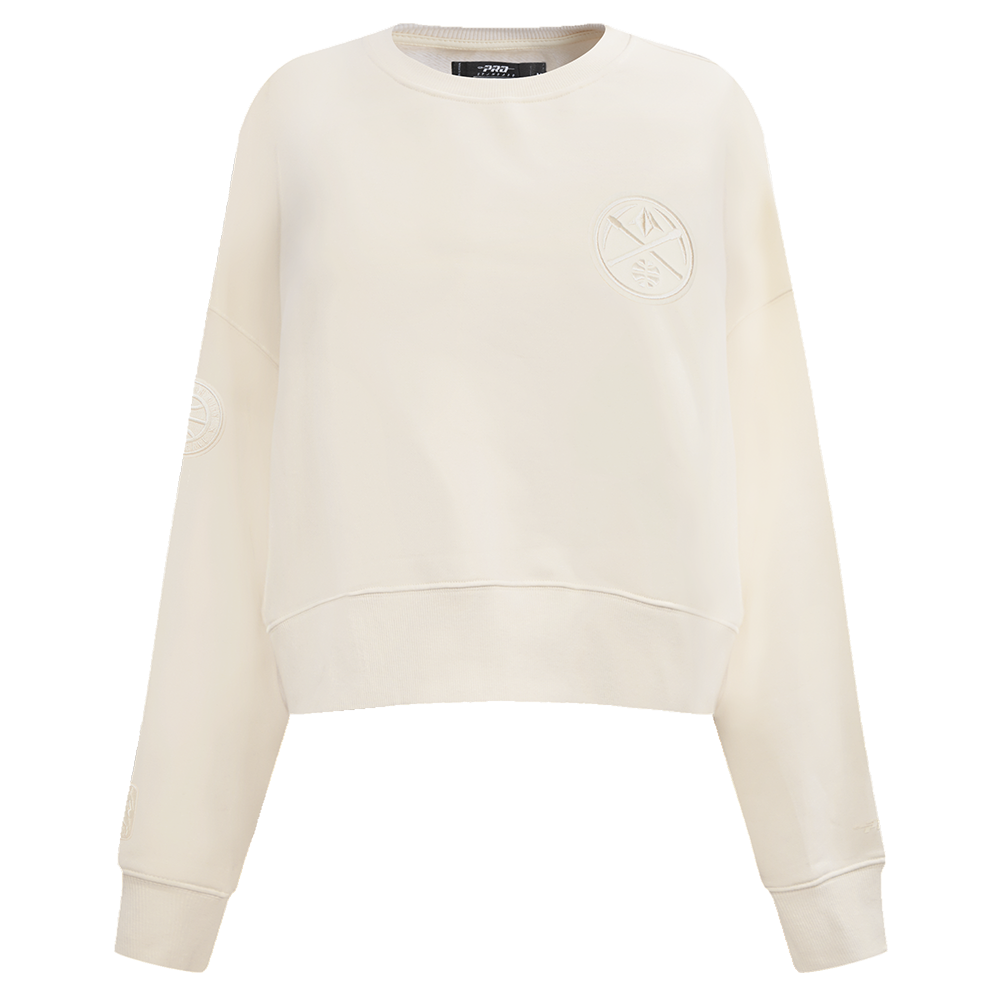 SUDADERA DE CUELLO REDONDO NBA DENVER NUGGETS NEUTRAL PARA MUJER