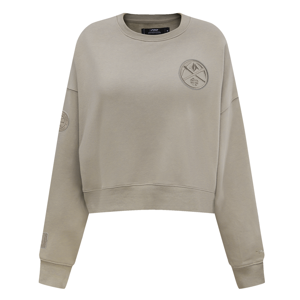 SUDADERA DE CUELLO REDONDO NBA DENVER NUGGETS NEUTRAL PARA MUJER
