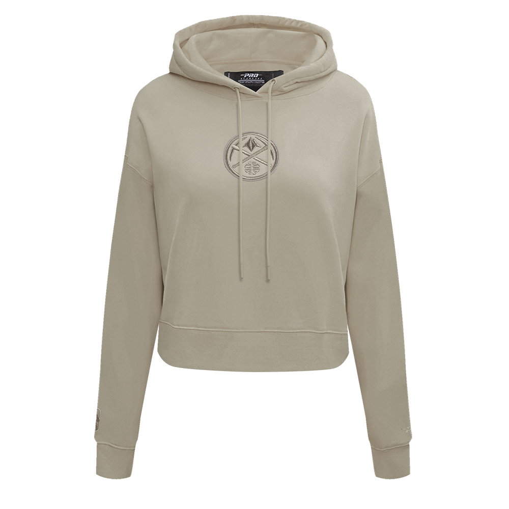 SUDADERA CON GORRO NBA DENVER NUGGETS NEUTRAL PARA MUJER