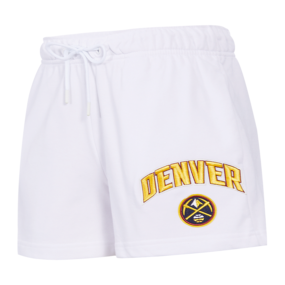 SHORTS DE ALGODÓN NBA DENVER NUGGETS CLASSIC ESSENTIALS PARA MUJER