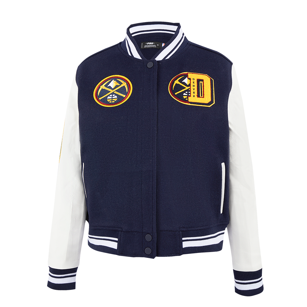 CHAMARRA UNIVERSITARIA NBA DENVER NUGGETS MASH UP PARA MUJER