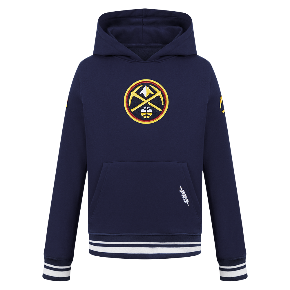 SUDADERA CON GORRO NBA DENVER NUGGETS RETRO CLASSICS PARA NIÑO