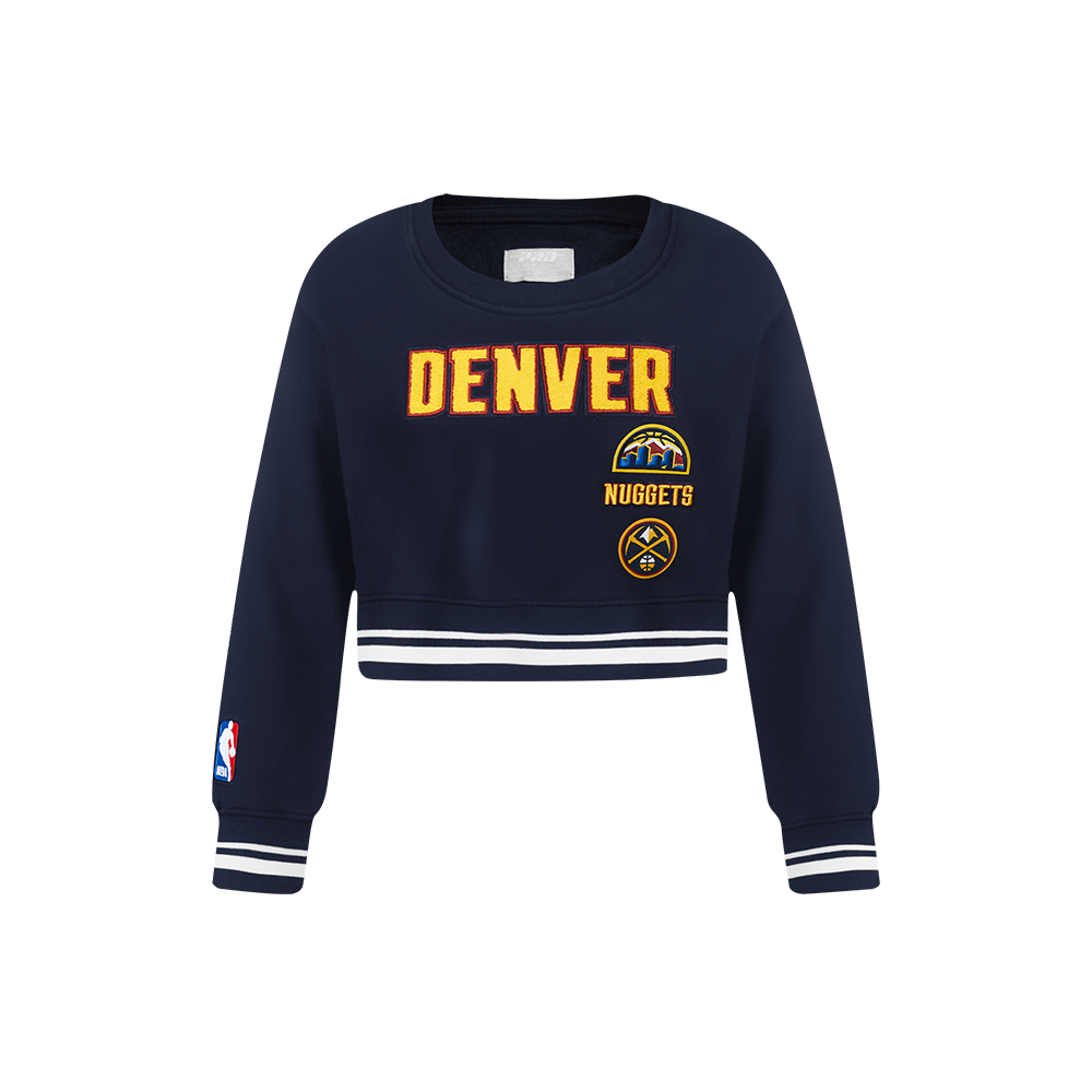 SUDADERA DE CUELLO REDONDO NBA DENVER NUGGETS RETRO CLASSICS PARA NIÑA