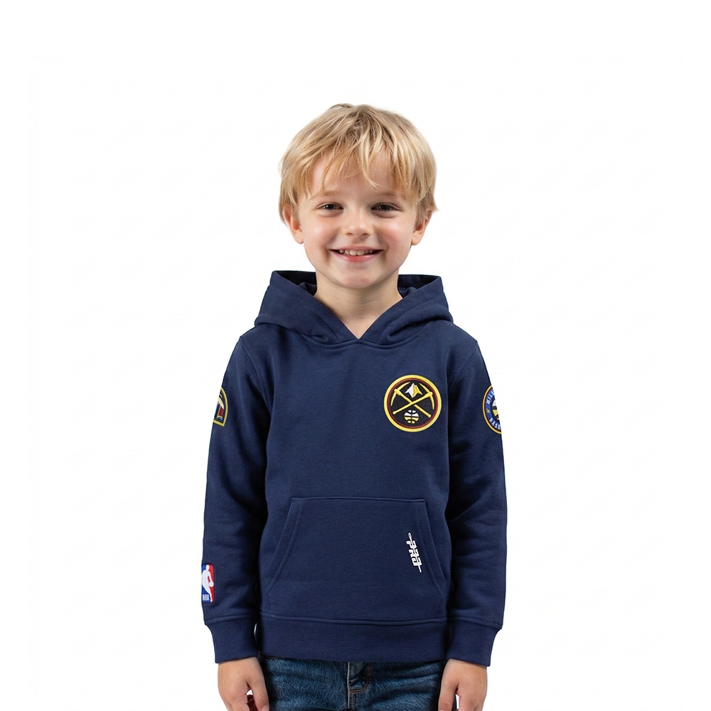 SUDADERA CON GORRO NBA DENVER NUGGETS CLASSIC CHENILLE PARA BEBÉ NIÑO