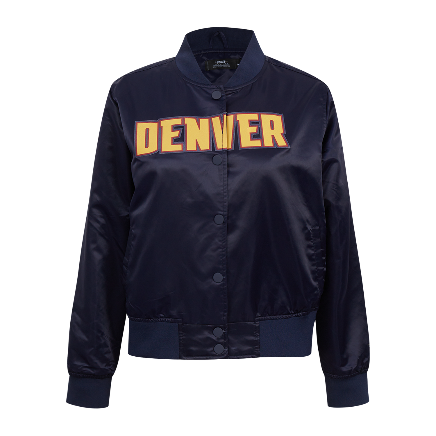 CHAMARRA DE SATÍN NBA DENVER NUGGETS CLASSIC ESSENTIALS PARA MUJER