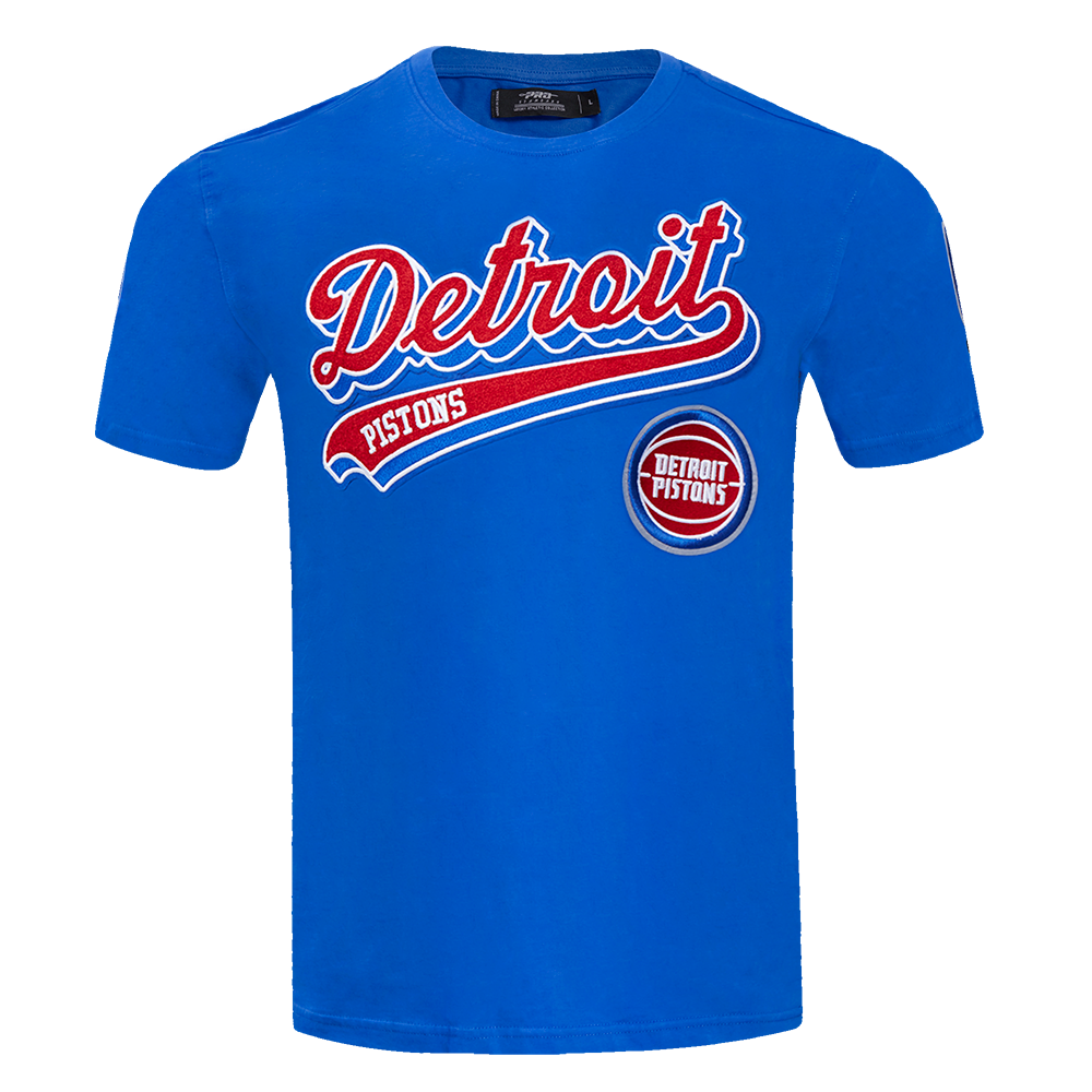 PLAYERA NBA DETROIT PISTONS SCRIPT TAIL