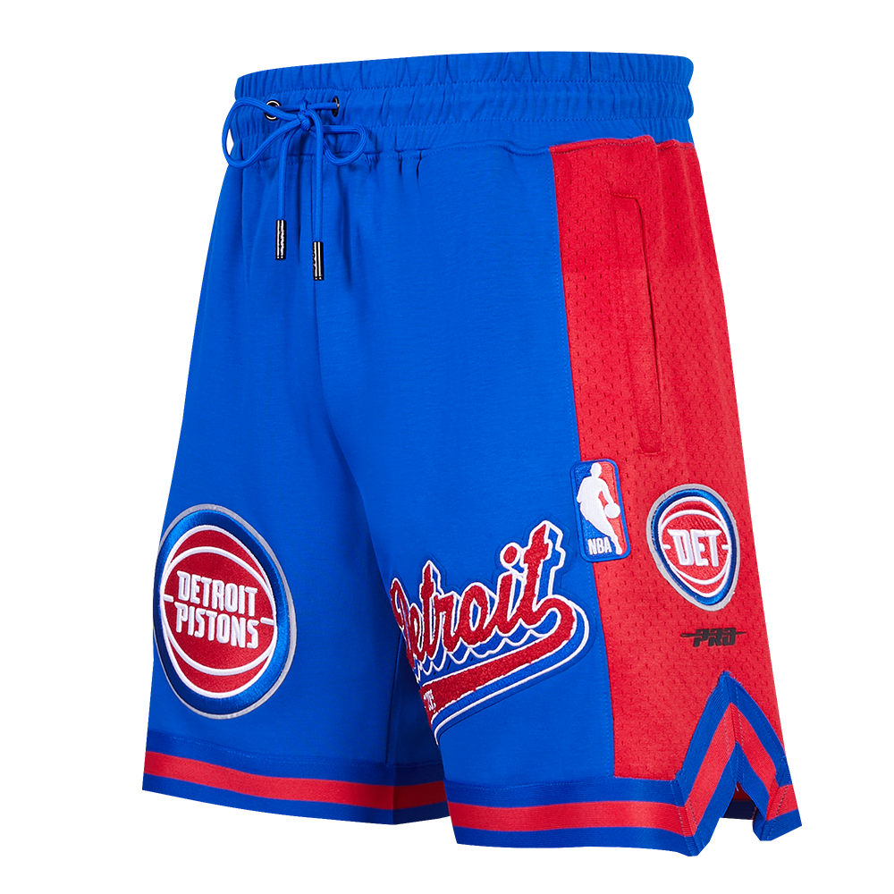 SHORTS DE BASQUETBOL NBA DETROIT PISTONS SCRIPT TAIL
