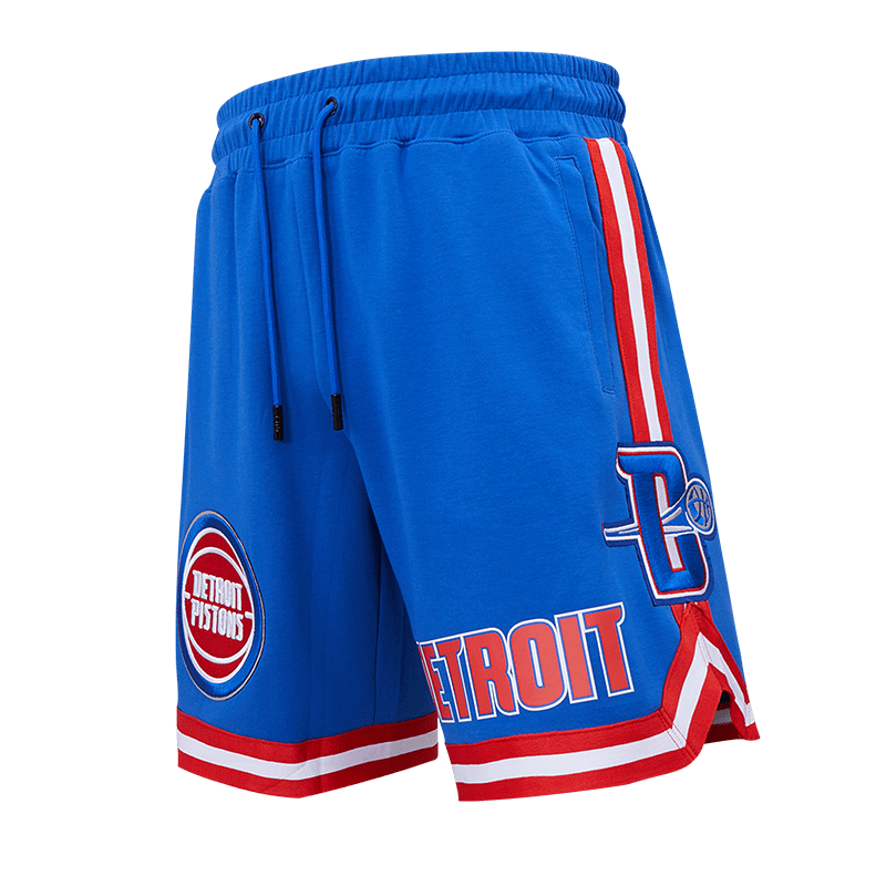 SHORTS DE BASQUETBOL NBA DETROIT PISTONS CLASSIC CHENILLE