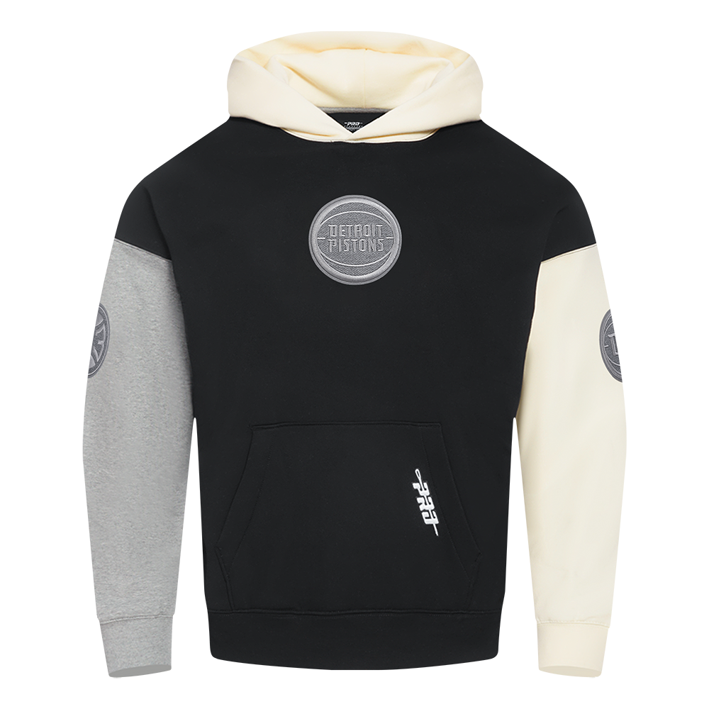 SUDADERA CON GORRO NBA DETROIT PISTONS REVERSE FRENCH TERRY