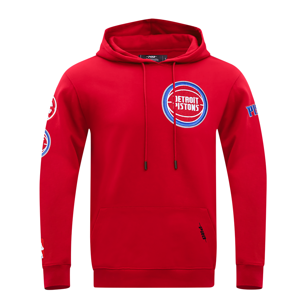 SUDADERA CON GORRO NBA DETROIT PISTONS CLASSIC CHENILLE