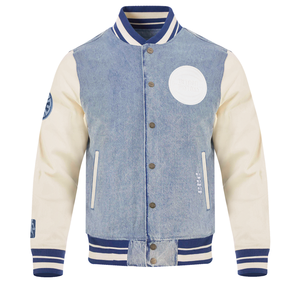 CHAMARRA UNIVERSITARIA NBA DETROIT PISTONS VARSITY BLUES