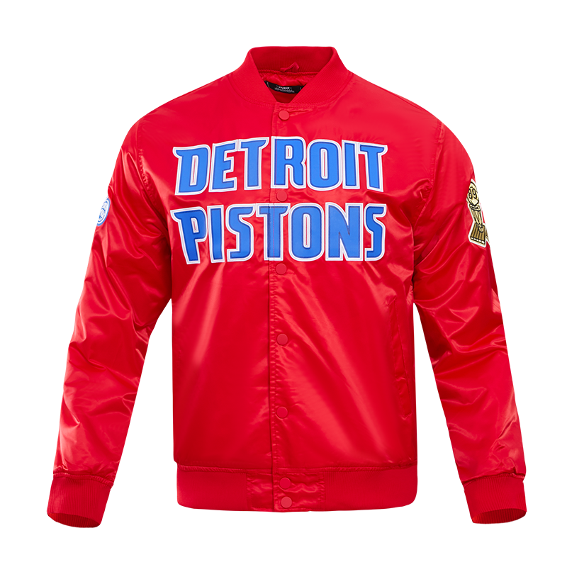 CHAMARRA DE SATÍN NBA DETROIT PISTONS CLASSIC SATIN