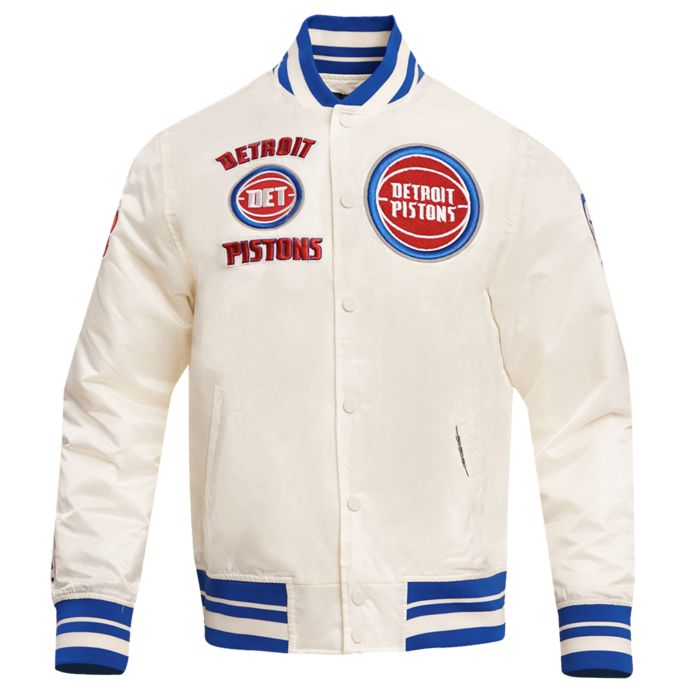 CHAMARRA DE SATÉN NBA DETROIT PISTONS RETRO CLASSICS