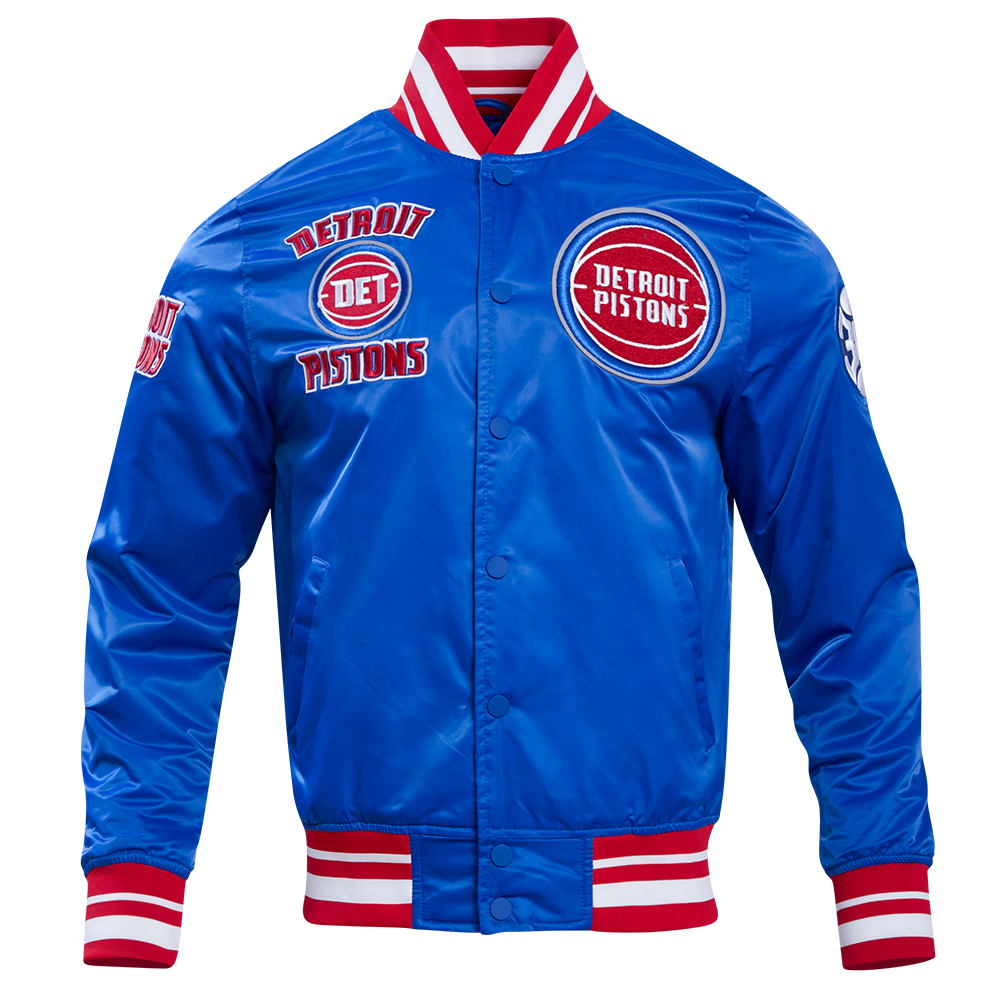 CHAMARRA DE SATÉN NBA DETROIT PISTONS RETRO CLASSICS