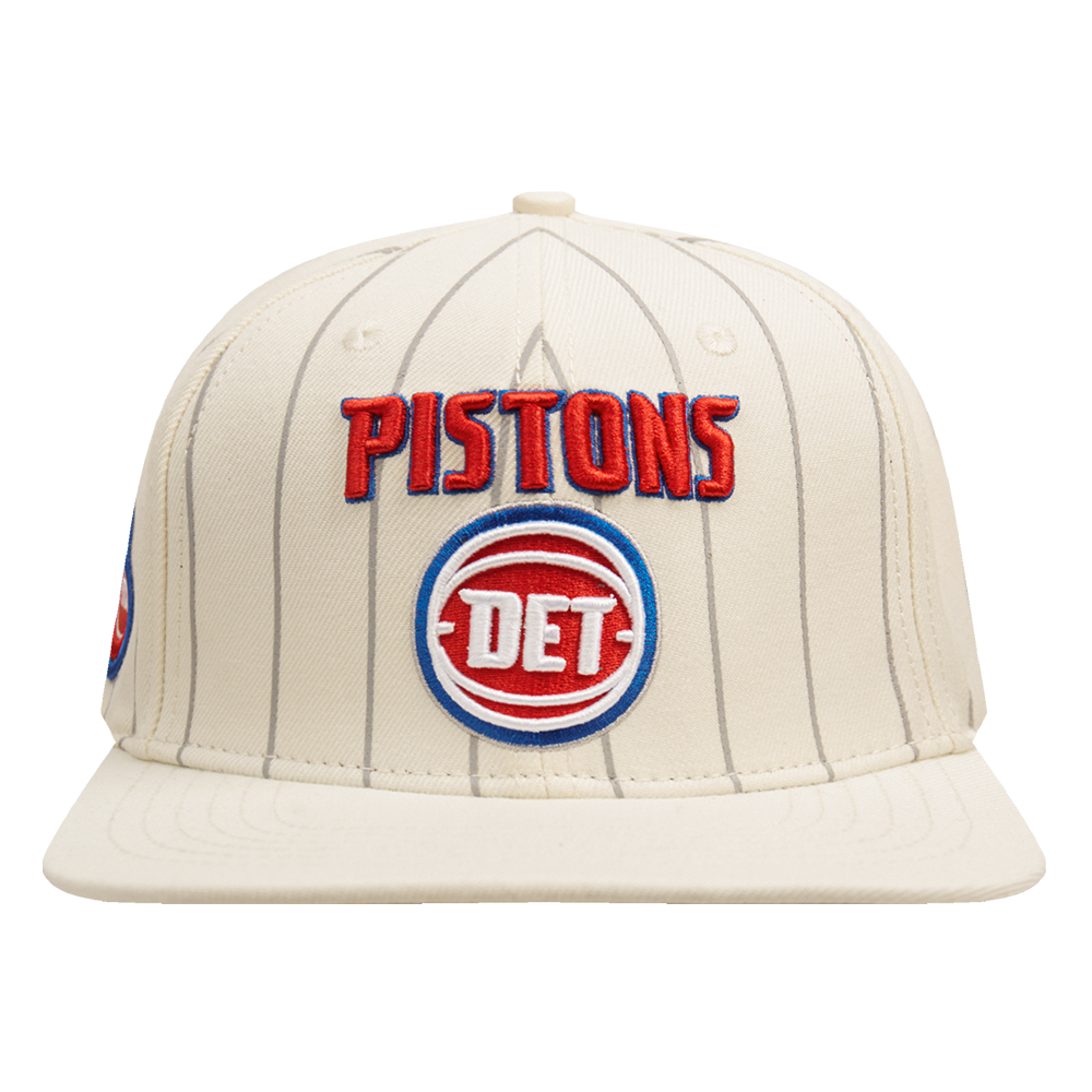 GORRA SNAPBACK NBA DETROIT PISTONS PINSTRIPE RETRO CLASSIC