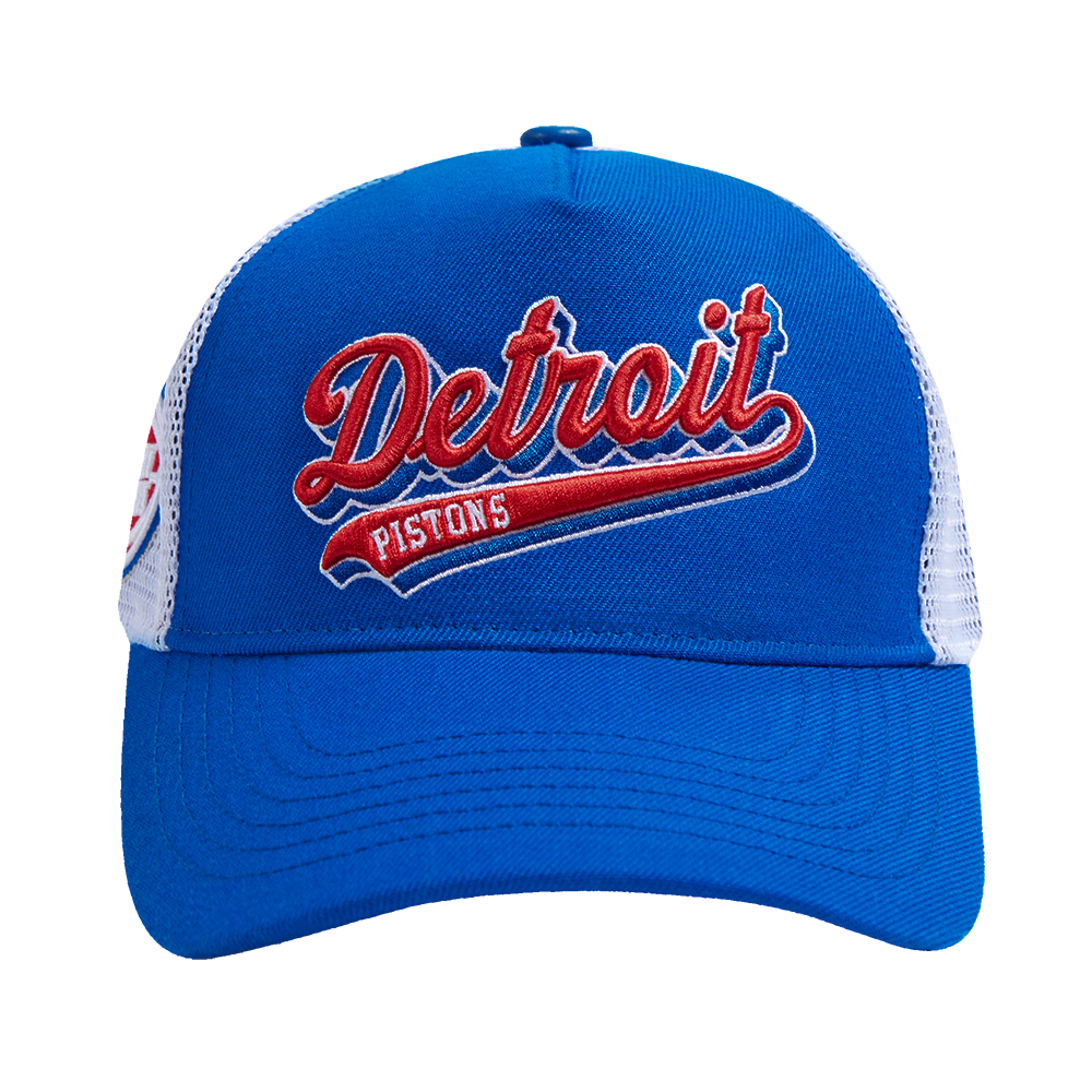 GORRA TRUCKER NBA DETROIT PISTONS SCRIPT TAIL