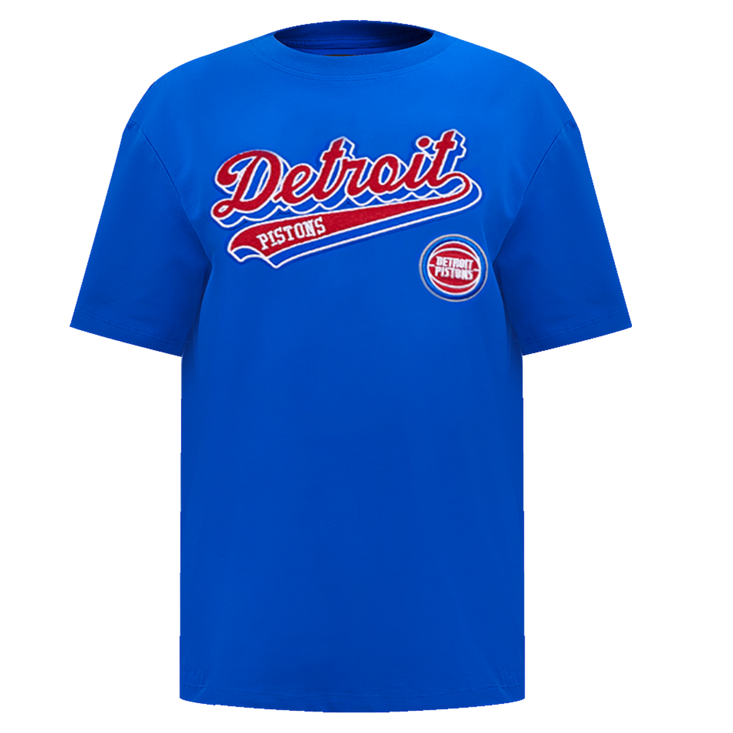 PLAYERA BOYFRIEND NBA DETROIT PISTONS SCRIPT TAIL PARA MUJER