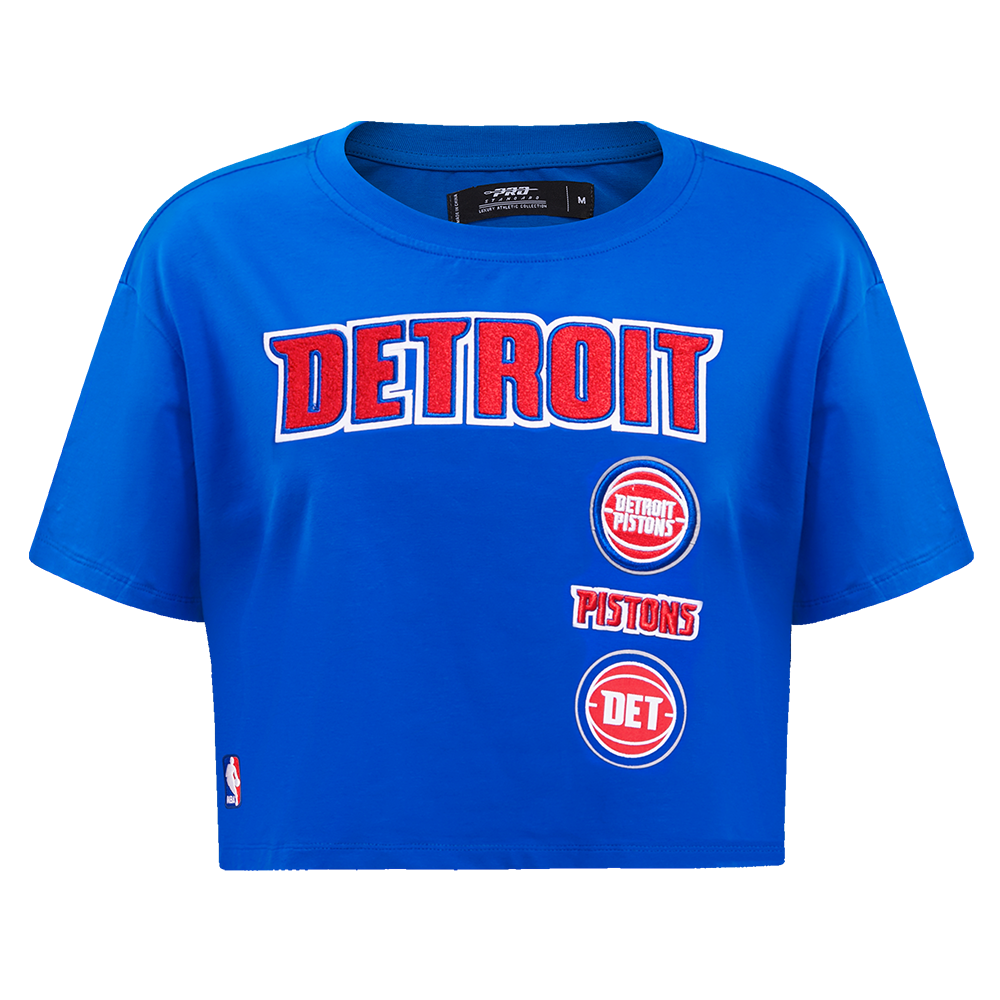 PLAYERA NBA DETROIT PISTONS RETRO CLASSICS PARA MUJER