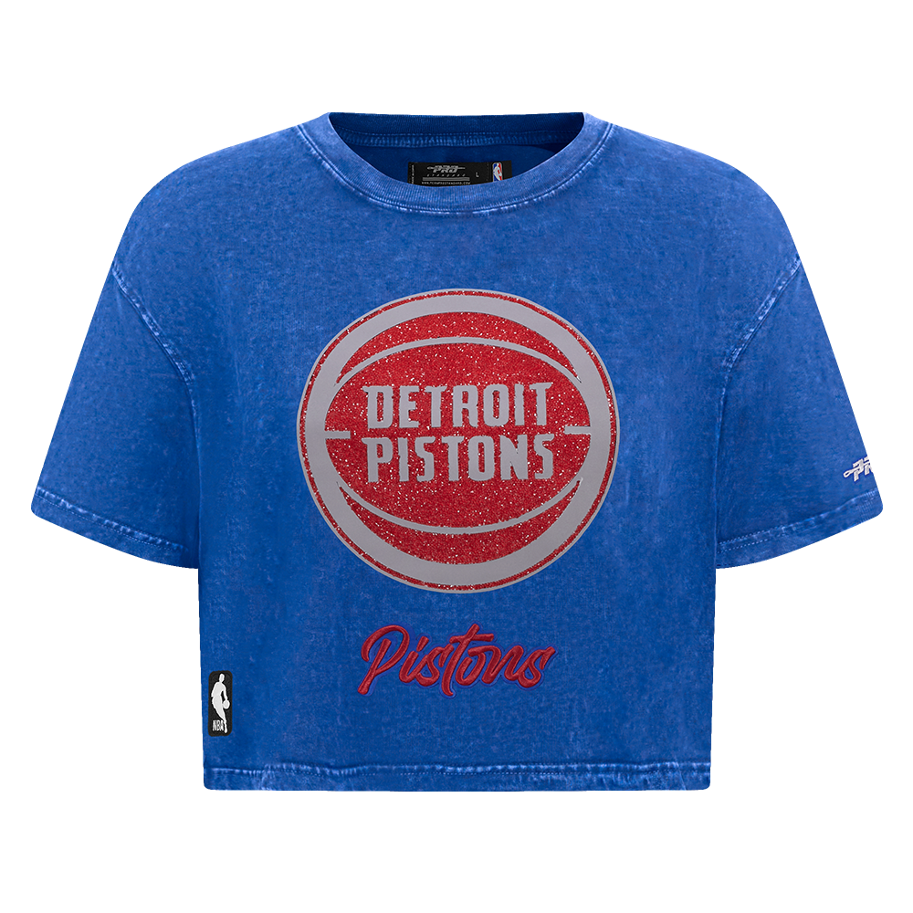 PLAYERA NBA DETROIT PISTONS TEAM CRYSTALLINE PARA MUJER