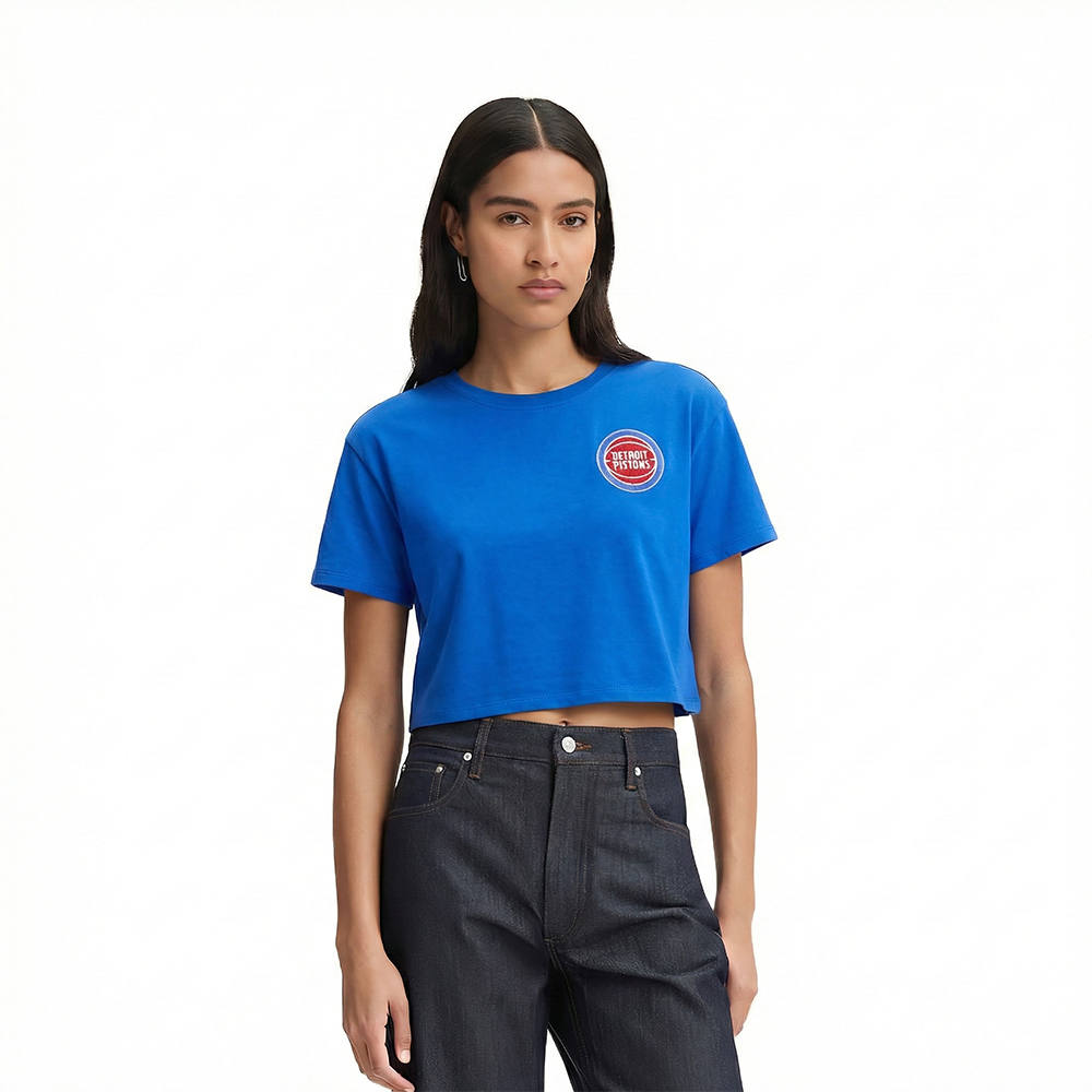 PLAYERA NBA DETROIT PISTONS CLASSIC CHENILLE PARA MUJER