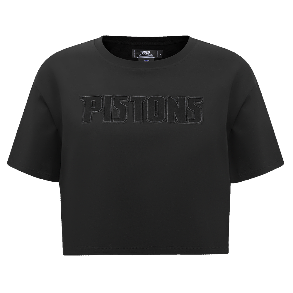PLAYERA CROP NBA DETROIT PISTONS NEUTRAL PARA MUJER