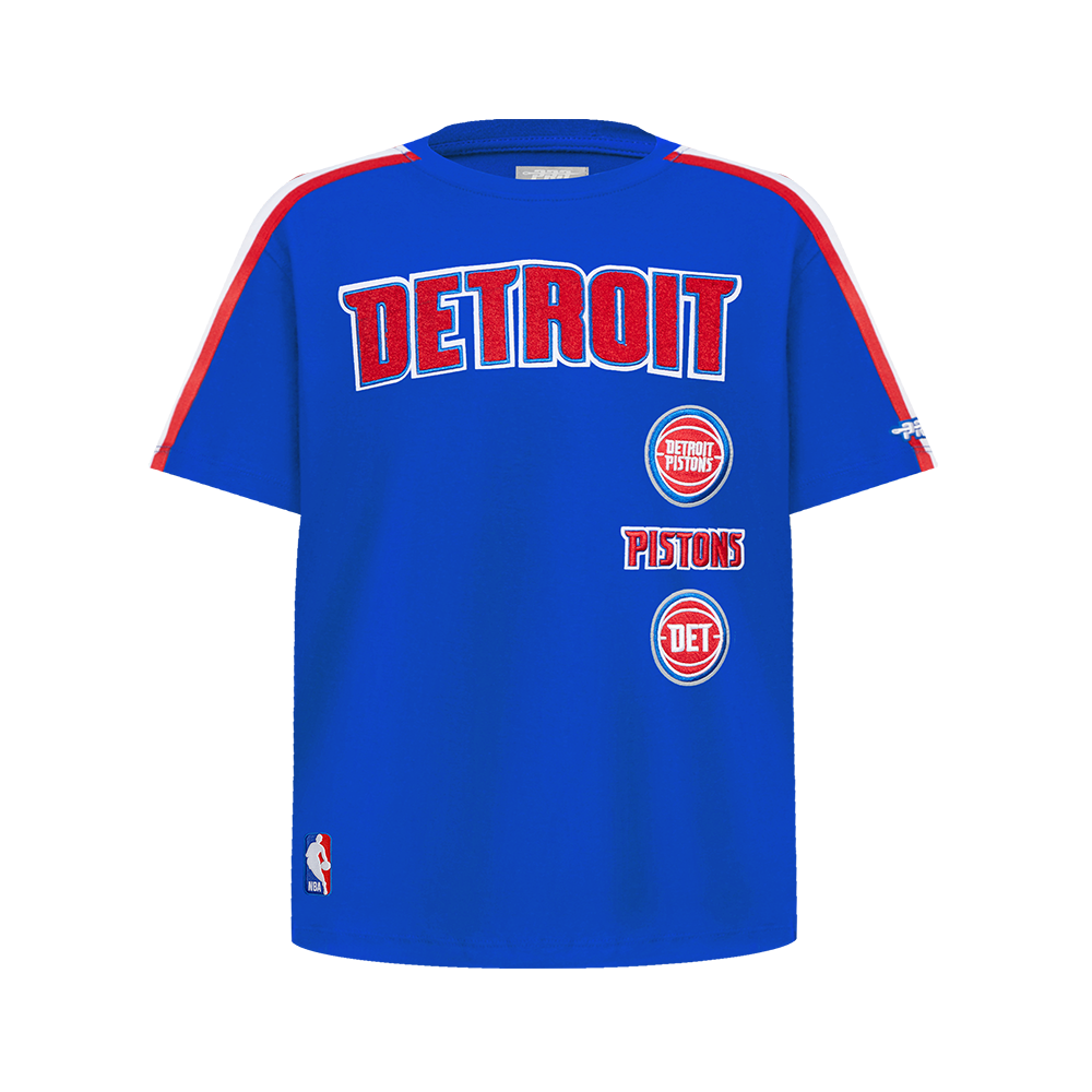 PLAYERA NBA DETROIT PISTONS RETRO CLASSICS PARA NIÑO JUNIOR