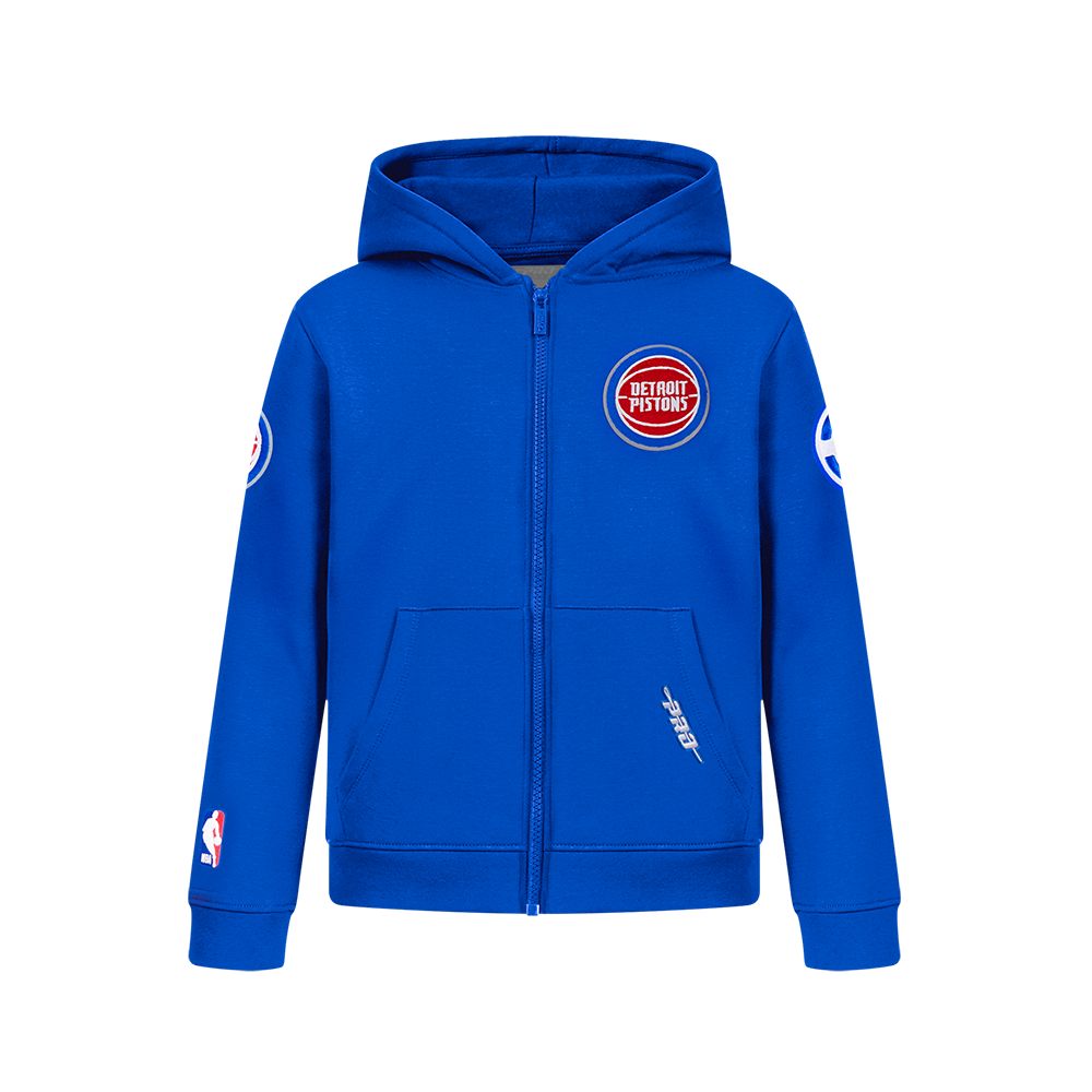 SUDADERA CON CIERRE NBA DETROIT PISTONS CLASSIC CHENILLE PARA NIÑO JUNIOR