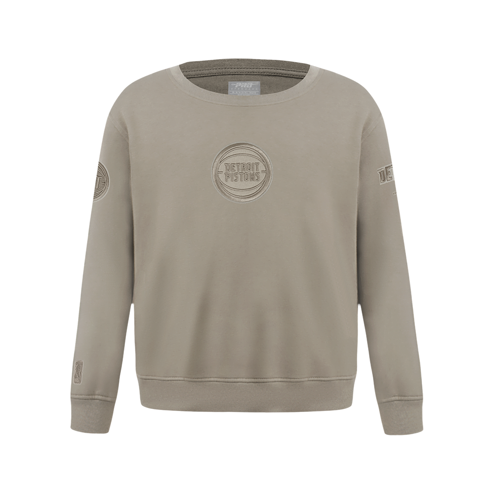 SUDADERA DE CUELLO REDONDO NBA DETROIT PISTONS NEUTRAL PARA NIÑO JUNIOR