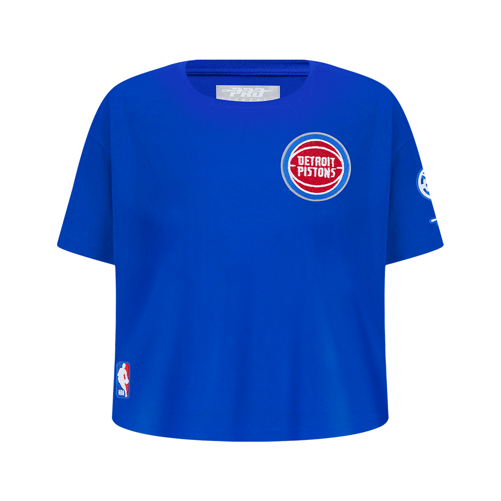 PLAYERA NBA DETROIT PISTONS CLASSIC ESSENTIALS PARA NIÑA JUNIOR