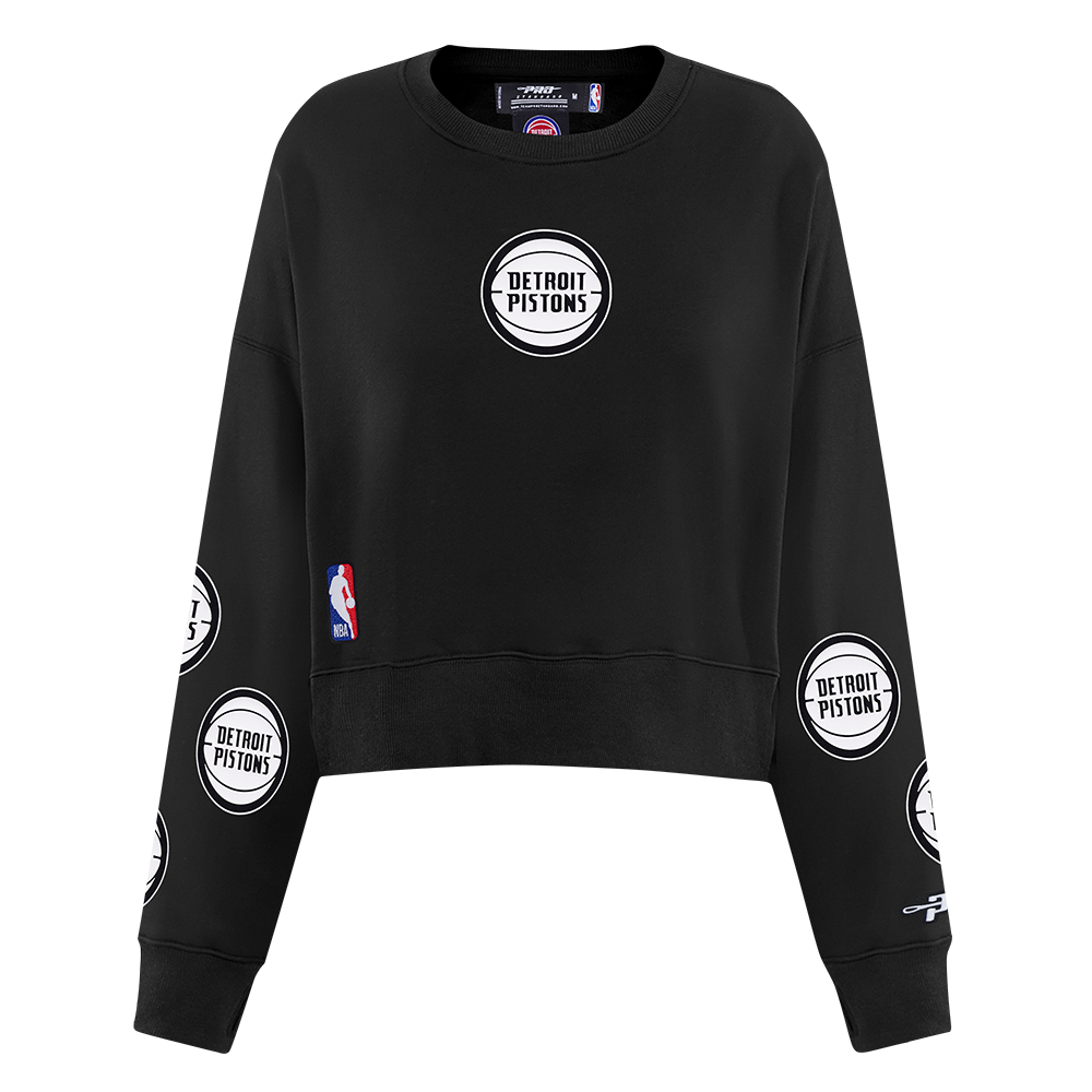 SUDADERA DE CUELLO REDONDO NBA DETROIT PISTONS ALL PRO PARA MUJER