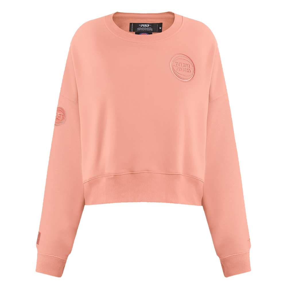 SUDADERA DE CUELLO REDONDO NBA DETROIT PISTONS NEUTRAL PARA MUJER