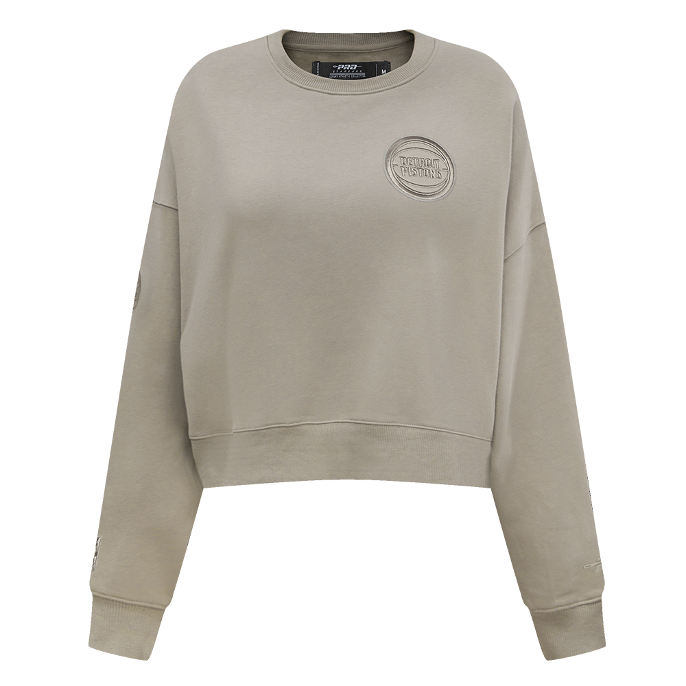 SUDADERA DE CUELLO REDONDO NBA DETROIT PISTONS NEUTRAL PARA MUJER