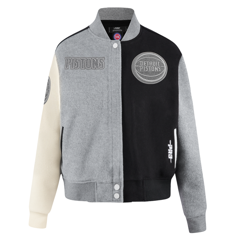 CHAMARRA UNIVERSITARIA NBA DETROIT PISTONS REVERSE FRENCH TERRY PARA MUJER