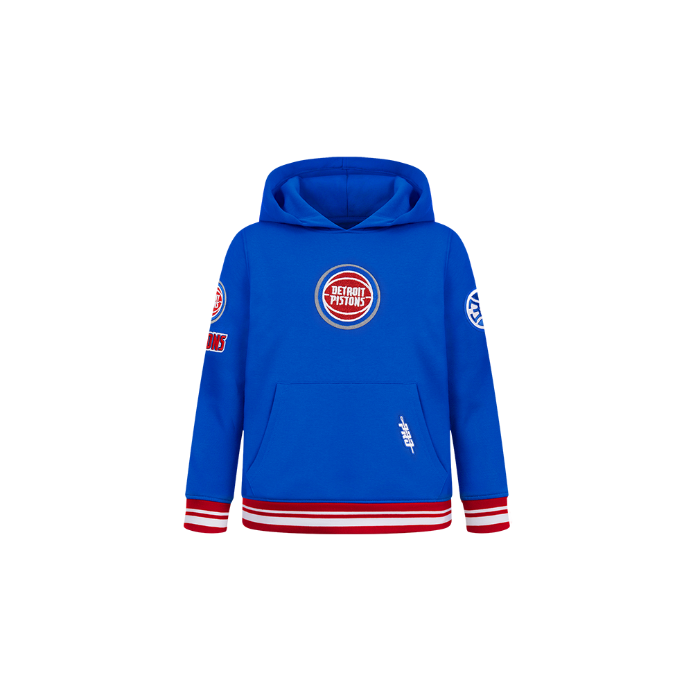 SUDADERA CON GORRO NBA DETROIT PISTONS RETRO CLASSICS PARA BEBÉ NIÑO