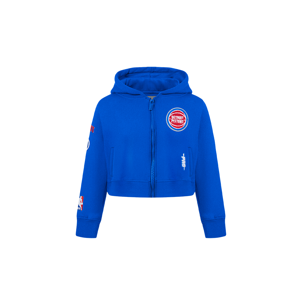 SUDADERA CON CIERRE NBA DETROIT PISTONS CLASSIC ESSENTIALS PARA BEBÉ NIÑA