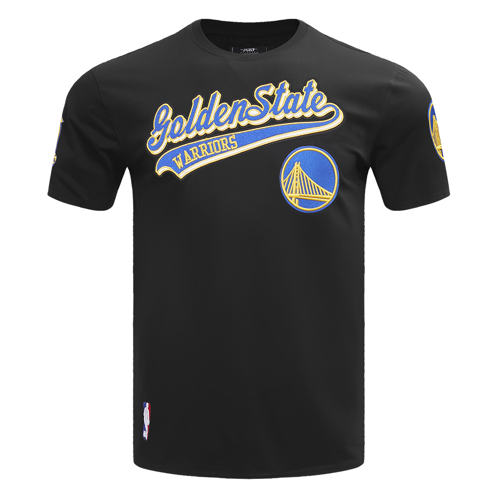 PLAYERA NBA GOLDEN STATE WARRIORS SCRIPT TAIL