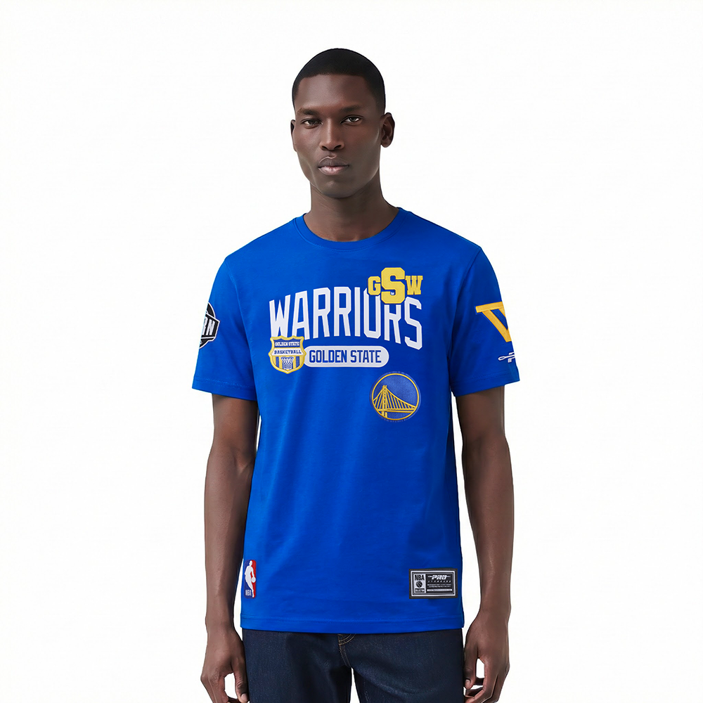 PLAYERA NBA GOLDEN STATE WARRIORS LETTERMAN