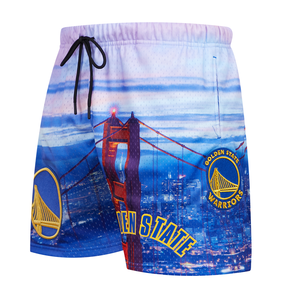 SHORTS DE MALLA NBA GOLDEN STATE WARRIORS CITY SCAPE