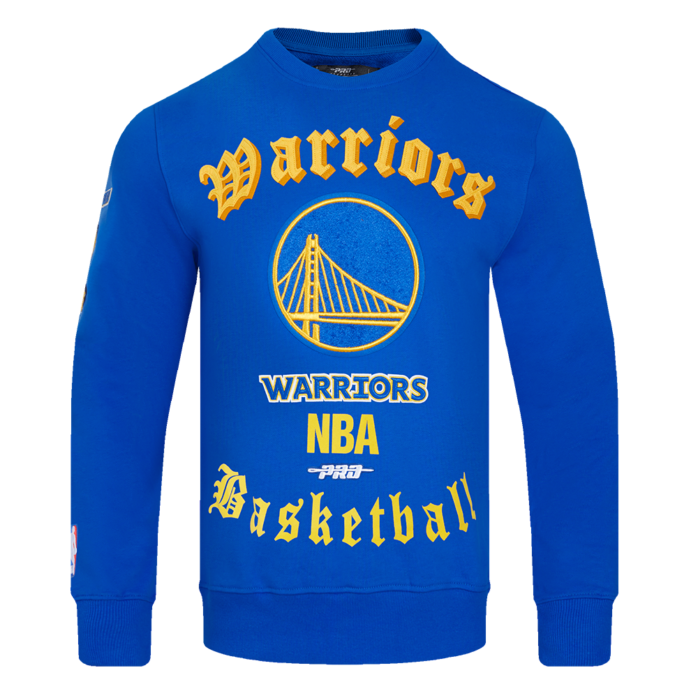 SUDADERA DE CUELLO REDONDO NBA GOLDEN STATE WARRIORS OLD ENGLISH