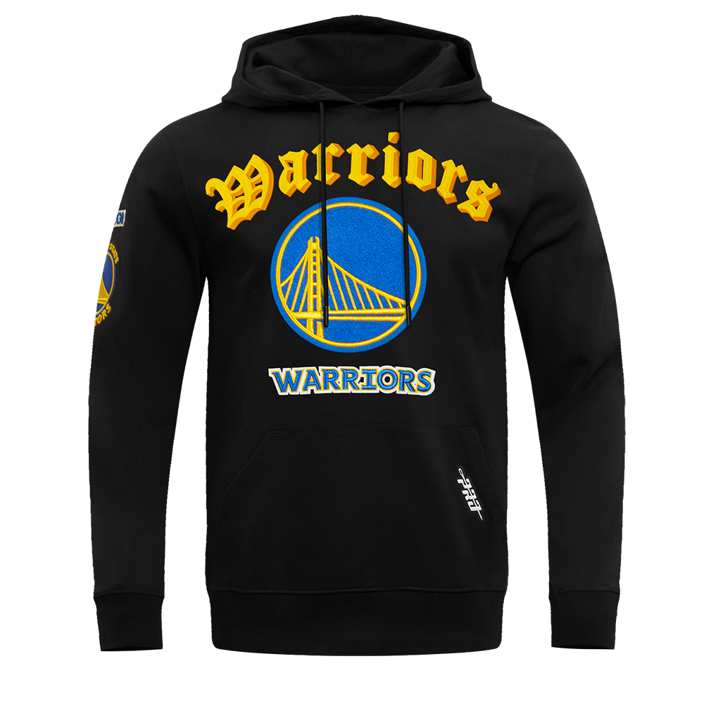 SUDADERA CON GORRO NBA GOLDEN STATE WARRIORS OLD ENGLISH