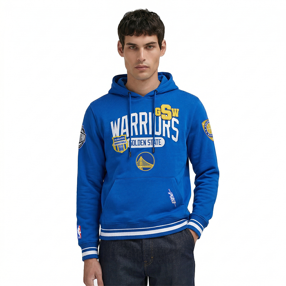 SUDADERA CON GORRO NBA GOLDEN STATE WARRIORS LETTERMAN