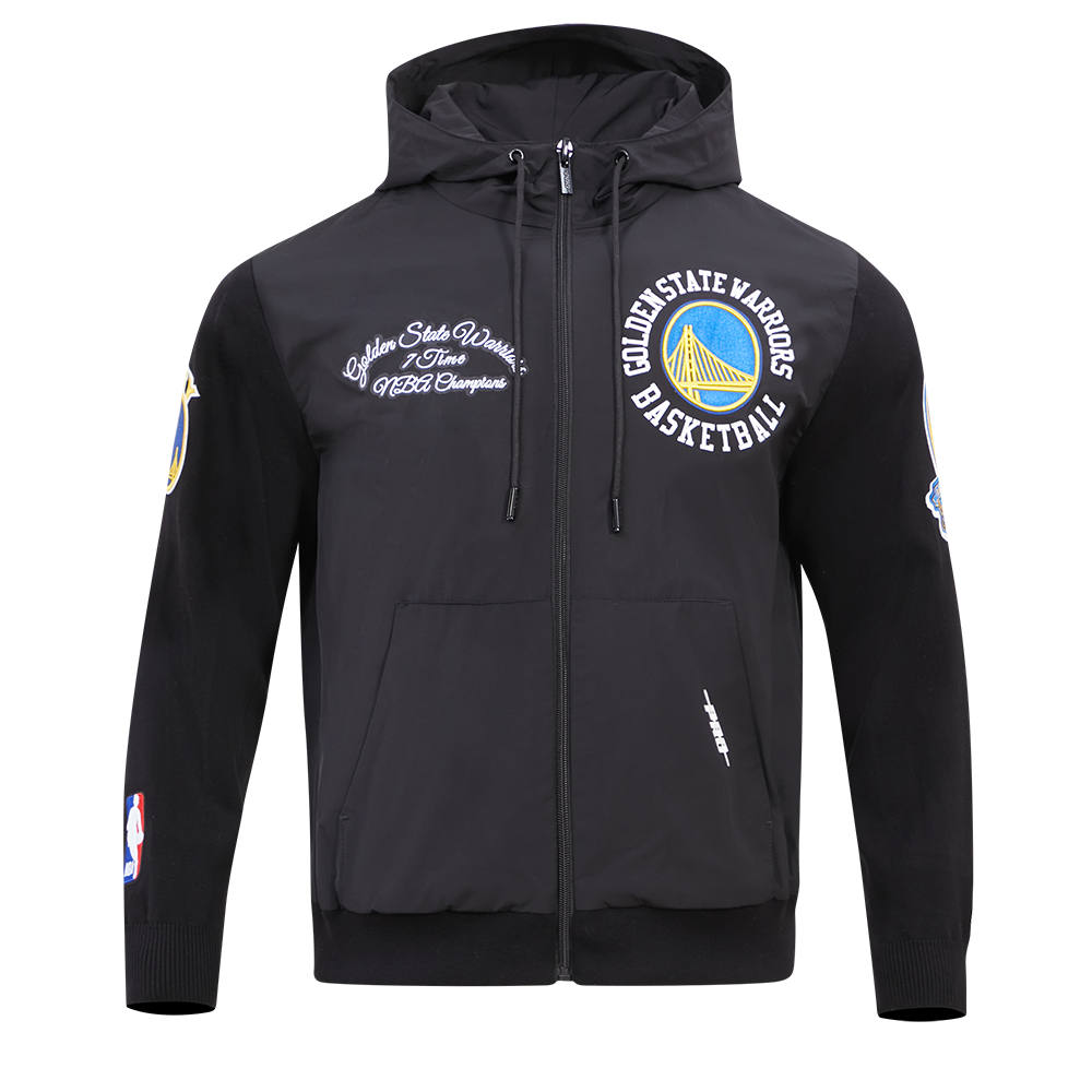 SUDADERA CON CIERRE NBA GOLDEN STATE WARRIORS HYBRID