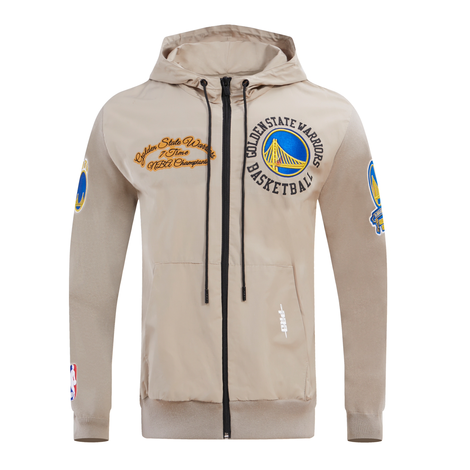 SUDADERA CON CIERRE NBA GOLDEN STATE WARRIORS HYBRID