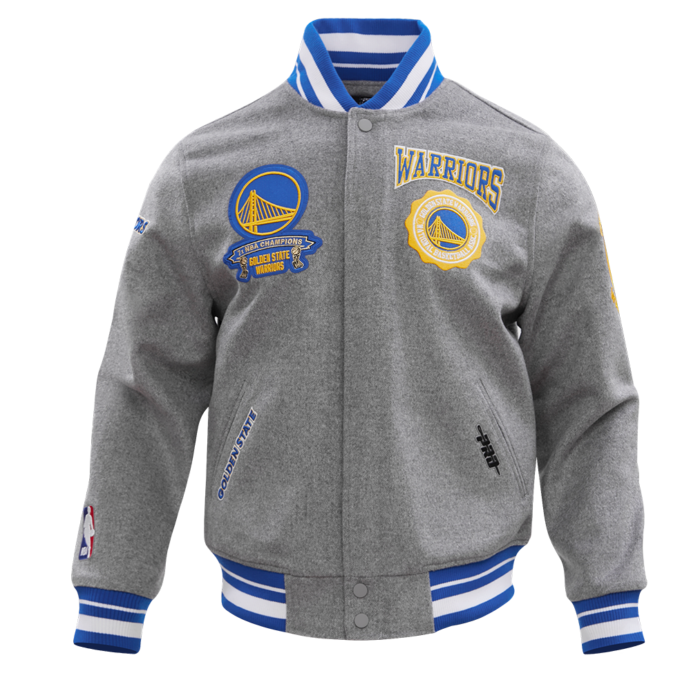 CHAMARRA UNIVERSITARIA NBA GOLDEN STATE WARRIORS CREST EMBLEM