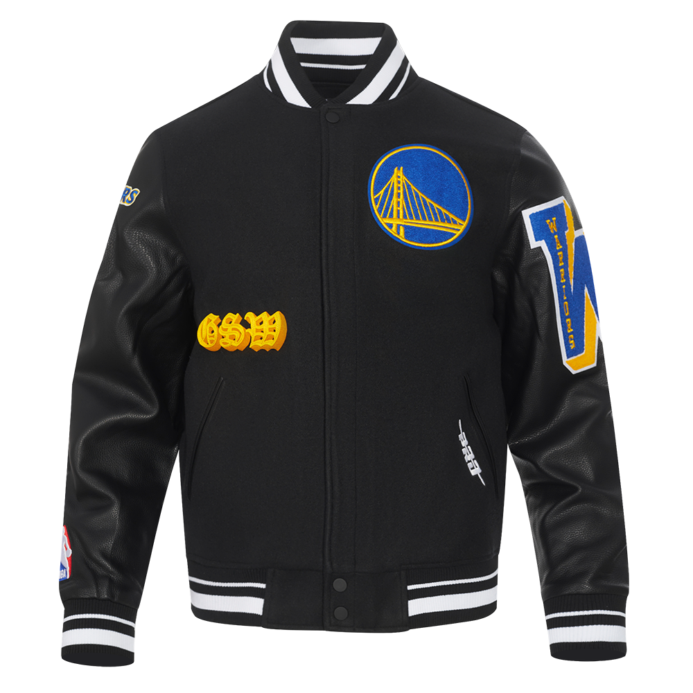 CHAMARRA UNIVERSITARIA NBA GOLDEN STATE WARRIORS OLD ENGLISH