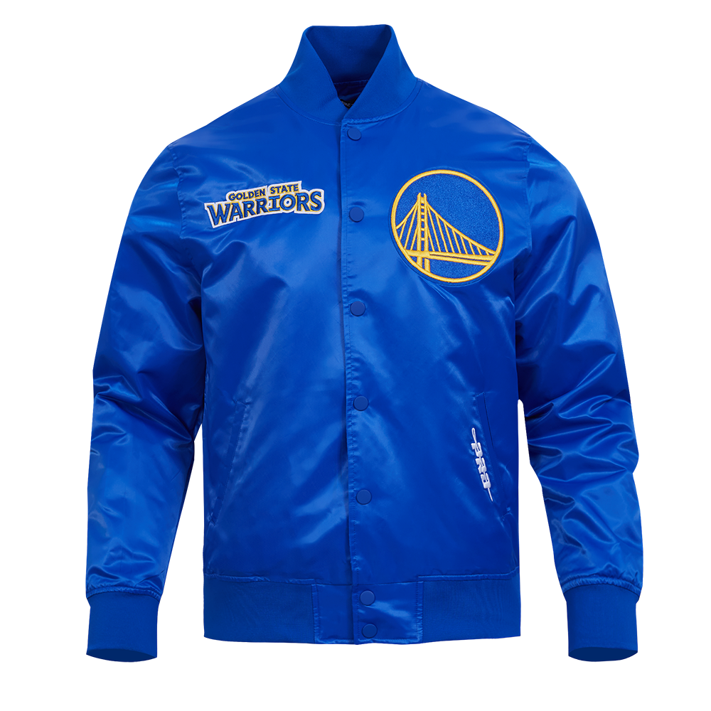 CHAMARRA DE SATÍN NBA GOLDEN STATE WARRIORS SOUVENIR