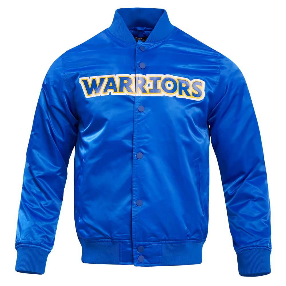 CHAMARRA DE SATÍN NBA GOLDEN STATE WARRIORS CLASSIC SATIN